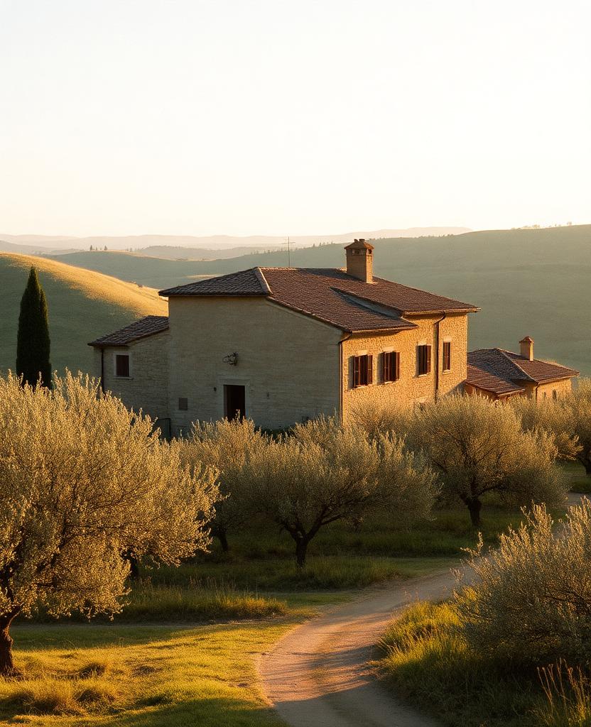 Val d'Orcia, Toskana, Italien